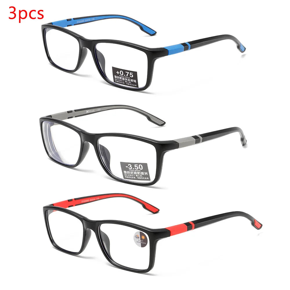 3PCS Sports Reading Glasses Men Women - Comfortable, Stylish Presbyopic Readers with Polycarbonate Lenses, Bulk Wholesale
