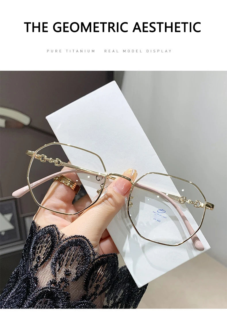New Fashion Photochromic Myopia Glasses Women Color Changing Sun Shades Sunglasses with Minus Diopters Prescription Lens Glasses