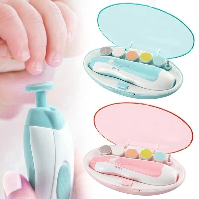 2026 New Baby Electric Nail Trimmer Multifunctional Infant Manicure Set Kids Fingernail Polisher Cutter Baby Care Accessory
