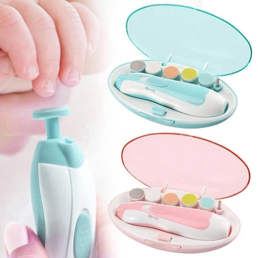 2026 New Baby Electric Nail Trimmer Multifunctional Infant Manicure Set Kids Fingernail Polisher Cutter Baby Care Accessory