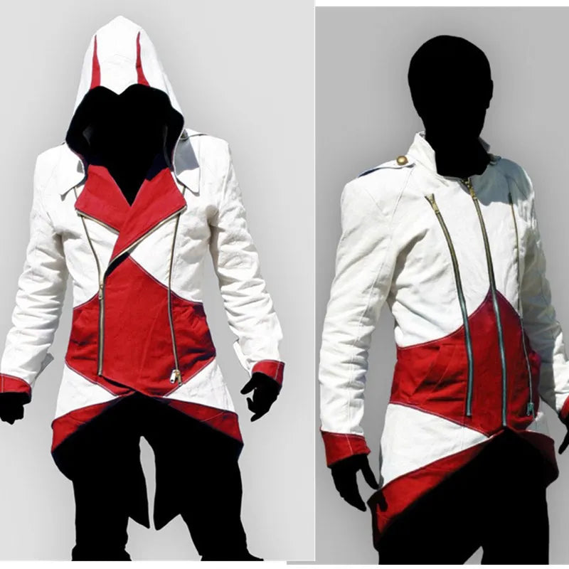 Halloween Steampunk Clothes Cosplay Movie&tv Costume Adult Men Dress Up Party Streetwear Hoodie Jacket Outwear Coats Hoodies