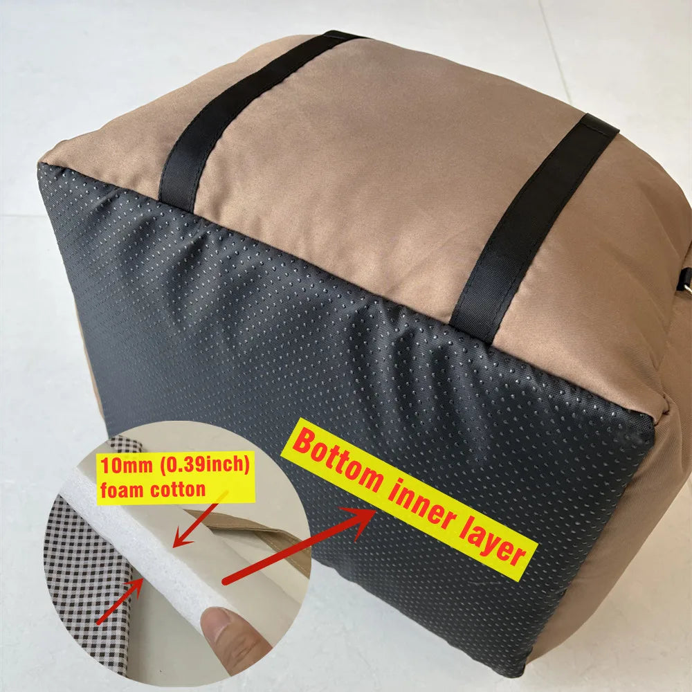 Pet Dog Car Seat Cover Safety Waterproof Puppy Nest Mat Cat Carrier Soft Comfort Travel Dog Car Seat Bed Washable Pet Carrier