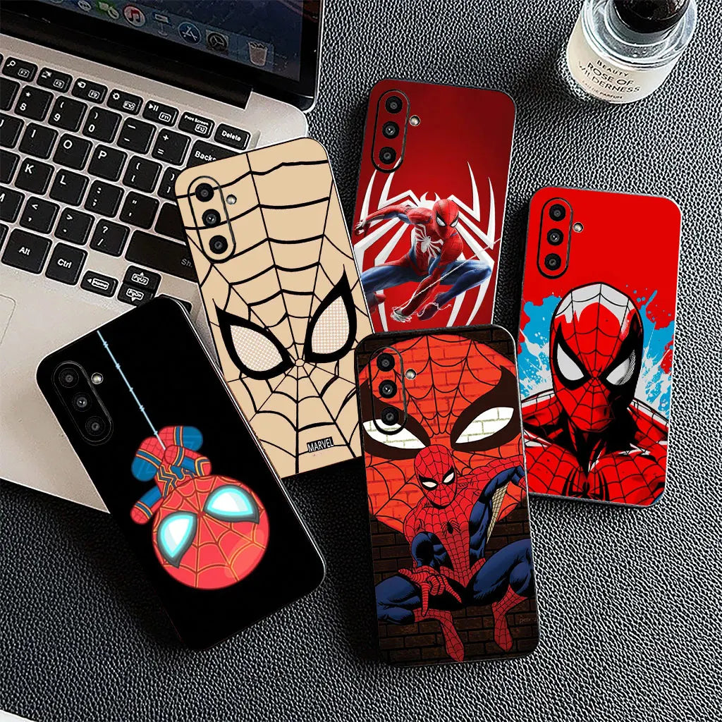 Phone Cover for Motorola Moto G86 G57 E14 E15 G14 G34 G35 G84 G24 A54 G15 Power E22 Casing Soft Case Spider Man Marve Spiderman