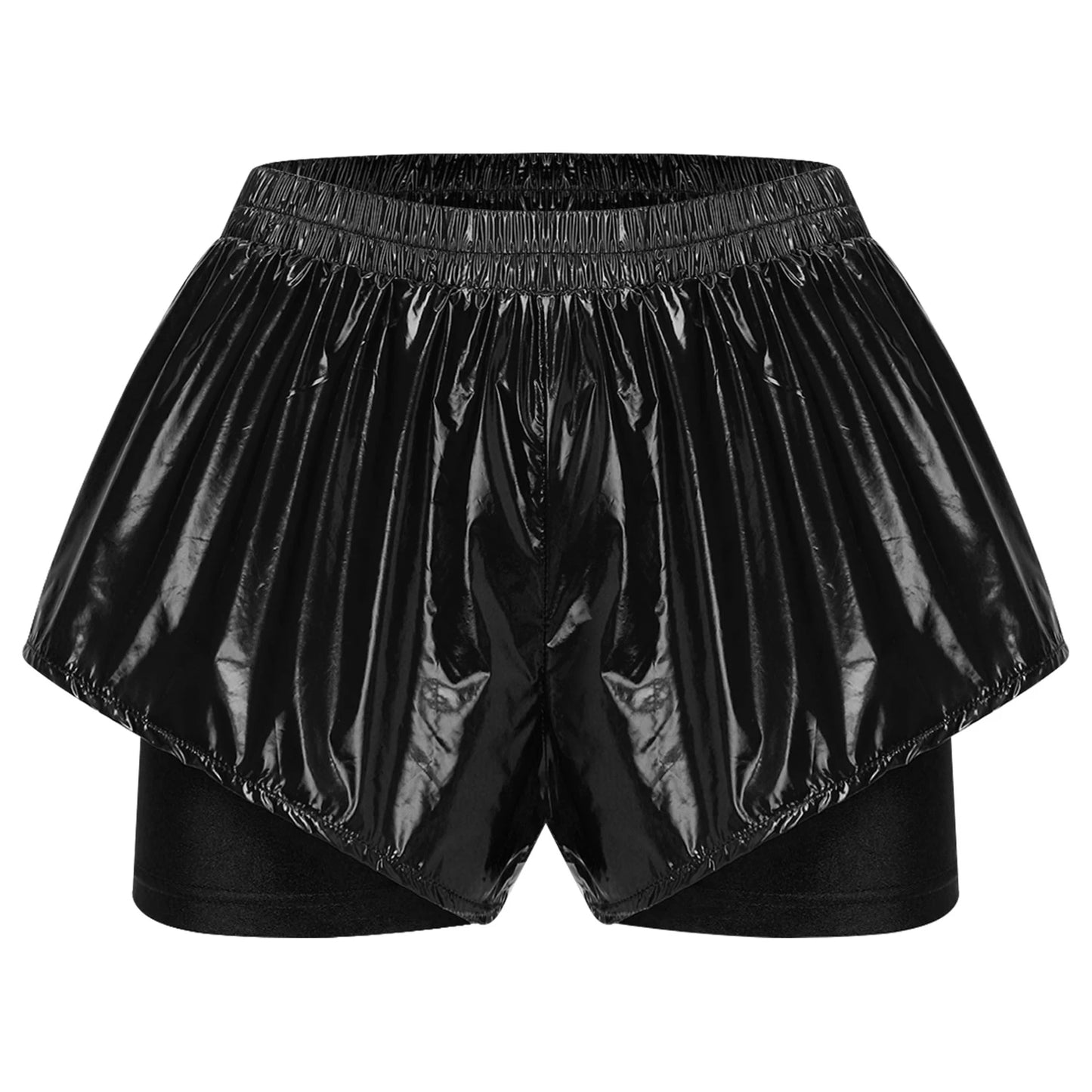 Women Waterproof 2 in 1 Athletic Shorts Swim Trunks Beach Pool Swimwear Beachwear Running Cycling Sports Workout Sportswear