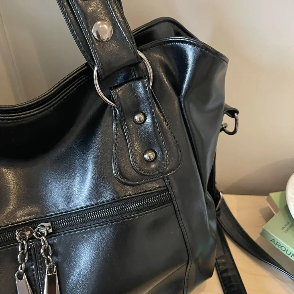 Luxury Shoulder Bag for Women 2026 New Casual Crossbody Bag Ladies Daily Commute Handbag Large Capacity Soft PU Leather Tote Bag
