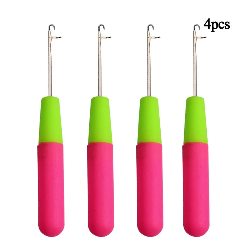 Plastic Crochet Hook Needle for Hair Weaving Dreadlock Knit Hook Needle for Hair Weaving Crochet Needle Hook