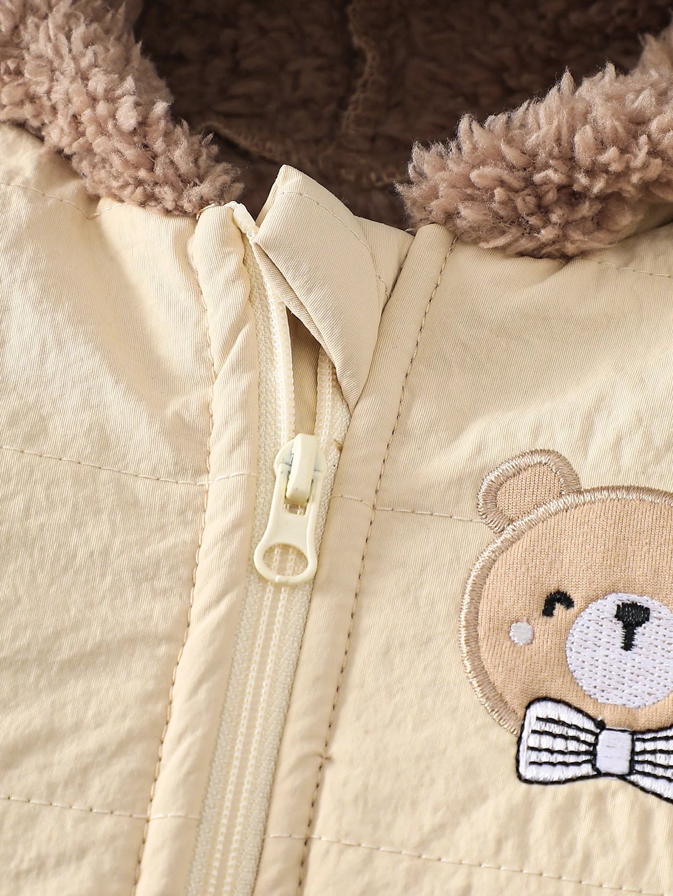 IURNXB Newborn Baby Fleece Romper Clothes Long Sleeve Hooded Onesie Thicken Jumpsuit Infant Costumes Warm Homewear Outfits 1-18M