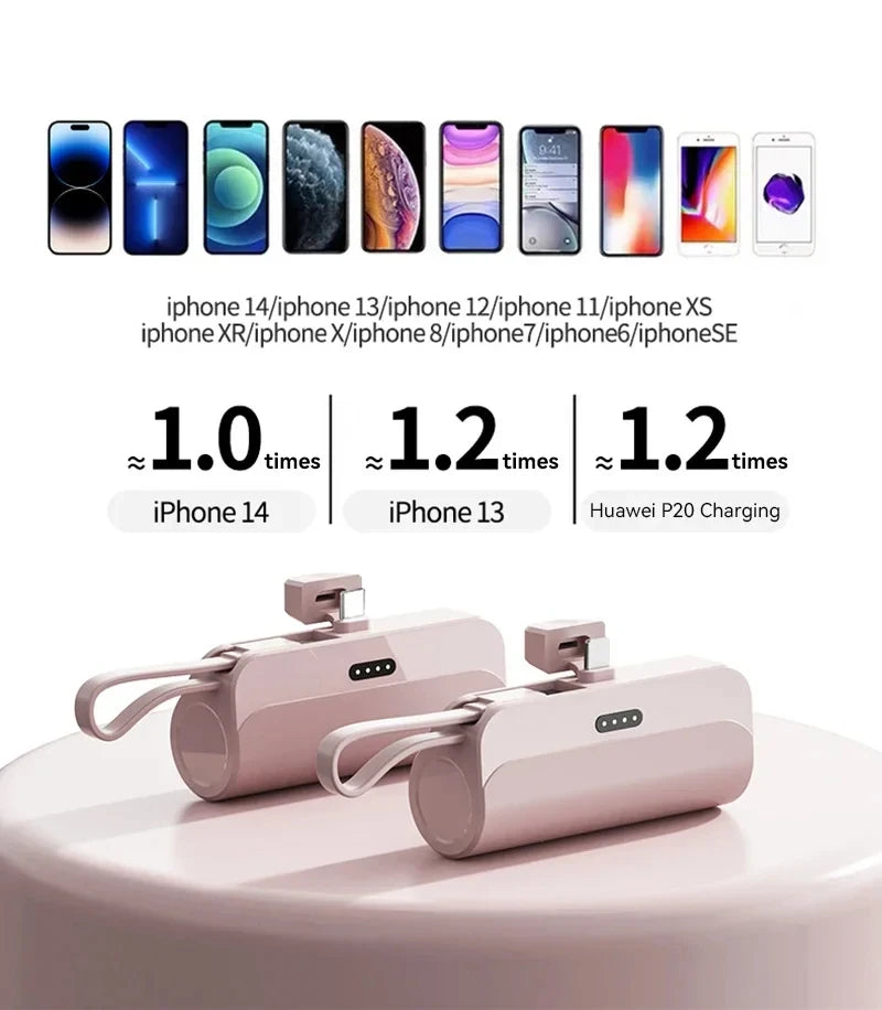 Lenovo 2026 500000mAh Ultra Slim Power Bank Super Fast Charging High Capacity Portable External Battery USB C for Android iPhone