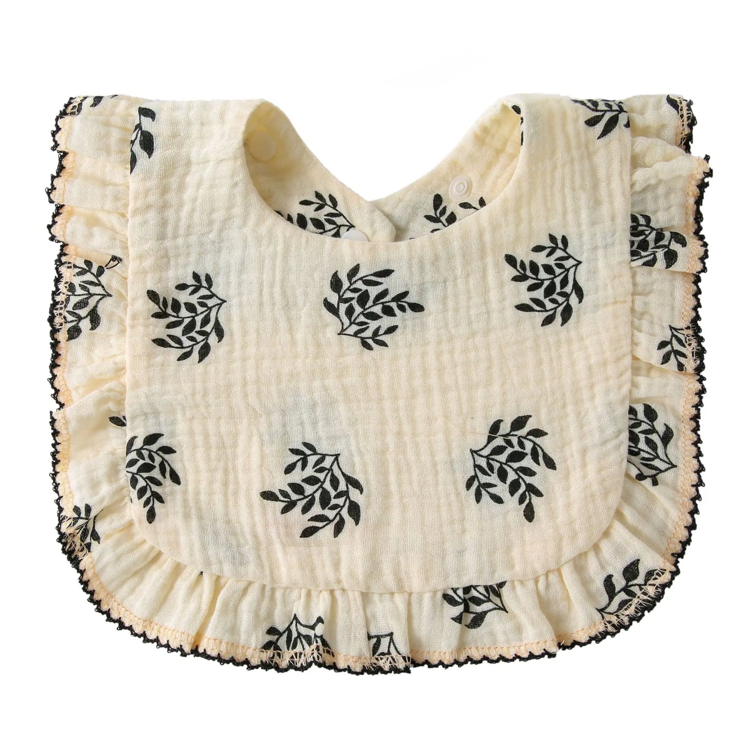 Newborn Baby Bibs Infant Burp Cloths Baby Stuff Feeding Drool Bandana Saliva Towel Toddler Ruffle Floral Bib Baby Accessories