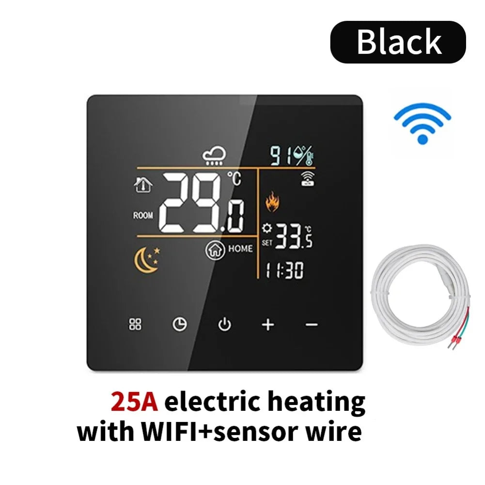 For Tuya Smart WiFi Thermostat And Hygrometer Digital Temperature Controller Temperature Humidity Infrared Controller
