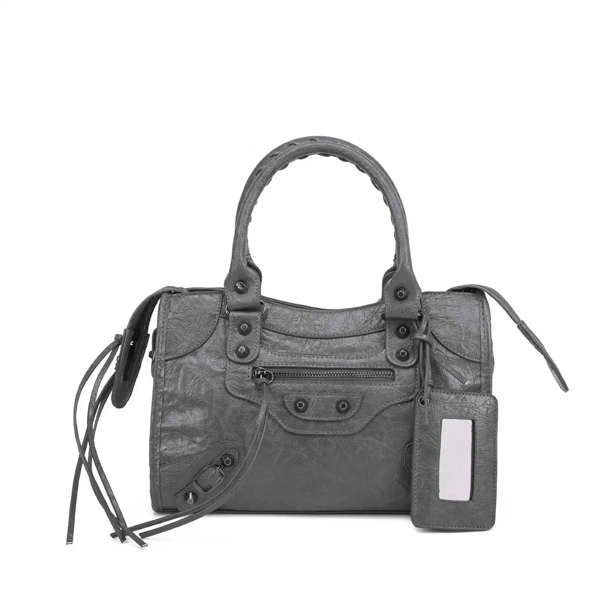 Luxury Designer City Motorcycle Shoulder Tote Bag for Women Large Capacity Autumn Winter Handbag Crossbody Stylish Women's Bag