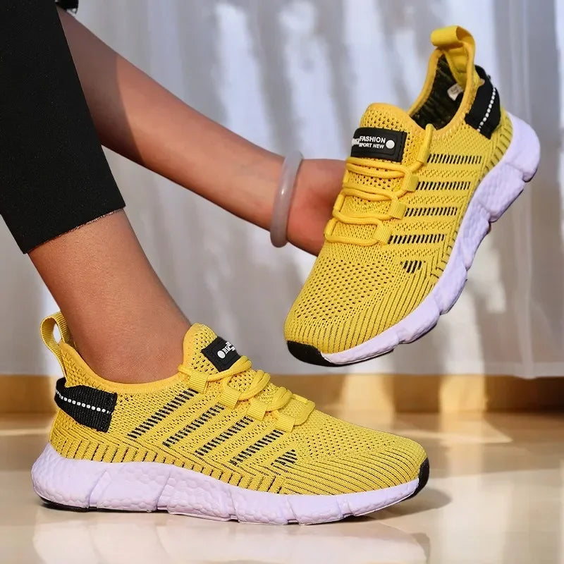 Women Running Shoes Summer Tenis Breathable Mesh Sport Shoes Men Classic Casual Sneakers Comfort Walking Non-slip Outdoor Male