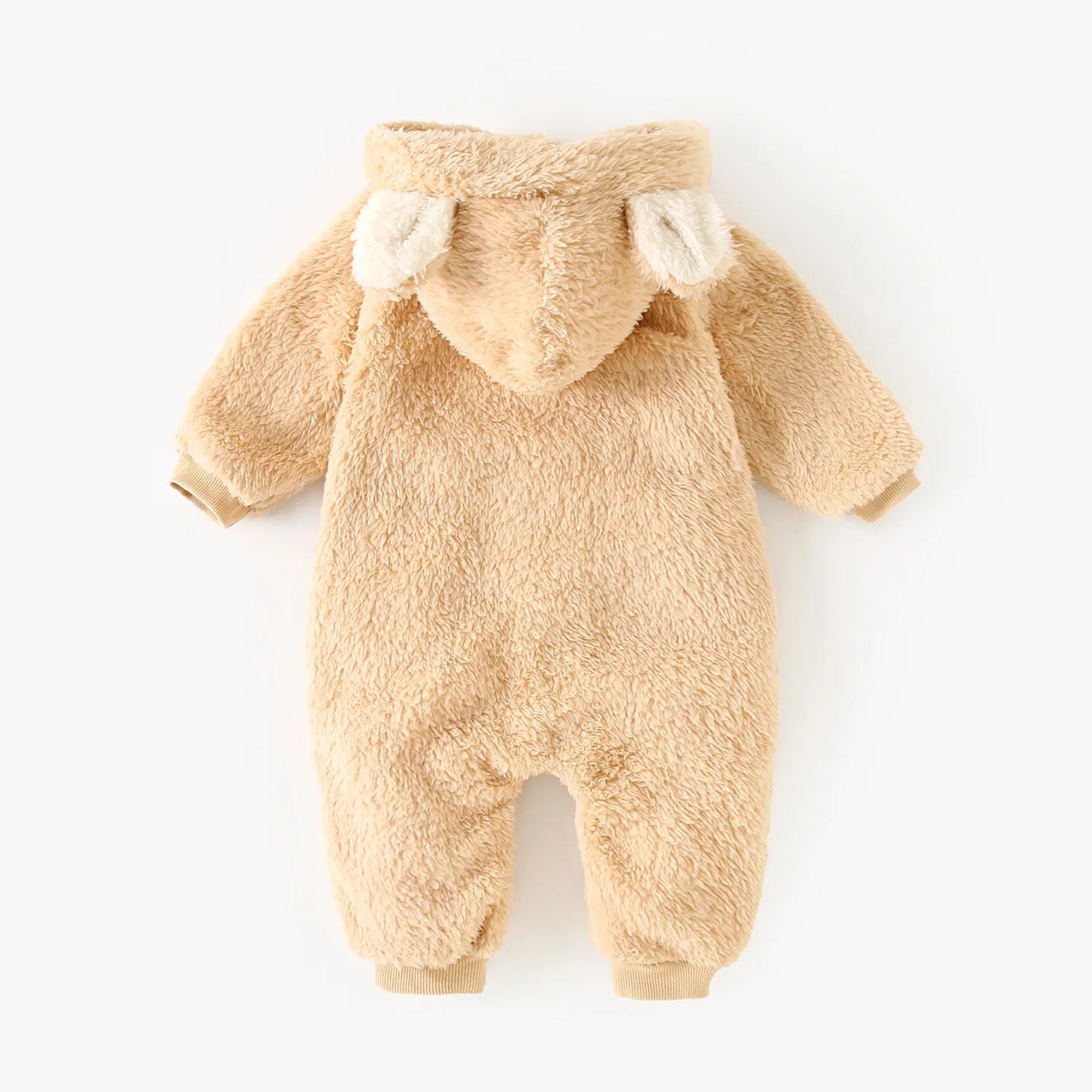 Sanlutoz Winter Fleece Thickened Zipper Toddler Long Sleeve Jumpsuits Clothing Warm Baby Rompers Cute Animal Hooded