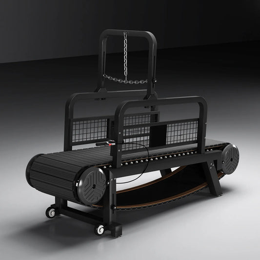 Dog Treadmill, Non-motorized, Quiet, Smooth, Adjustable Pet Treadmill, Pit Bull Training Equipment with Brakes and Speedometer