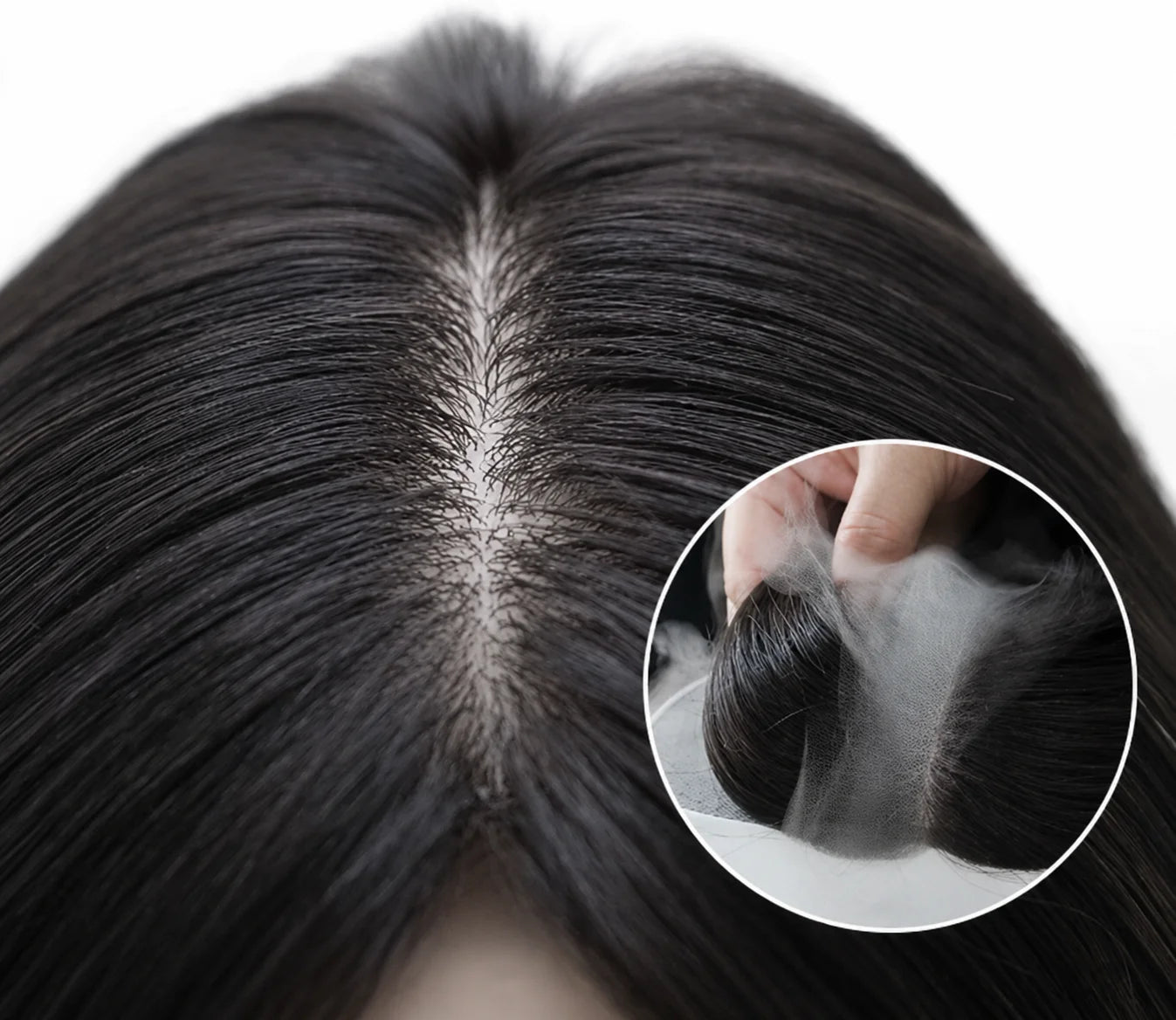 Glueless 6x6 Silk Base Wig 100% Human Hair Pre Plucked Natural Hairline Silk Top Closure Straight Virgin Hair Wigs For Women