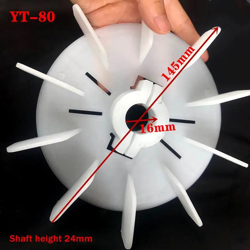 Plastic Motor Fan Blade Adjustable Motor Cooling Fan Impeller Motor Fan Vane High Temperature For Hydraulic Motor Accessories