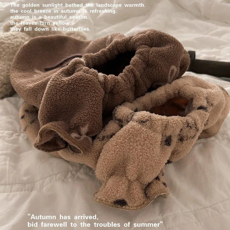 Pet Plush Cat Vest Winter Double Sided Plush Warm Home Clothing Teddy Sleepwear Dog Clothes for Small Dog Brown Bear Pet Pajama