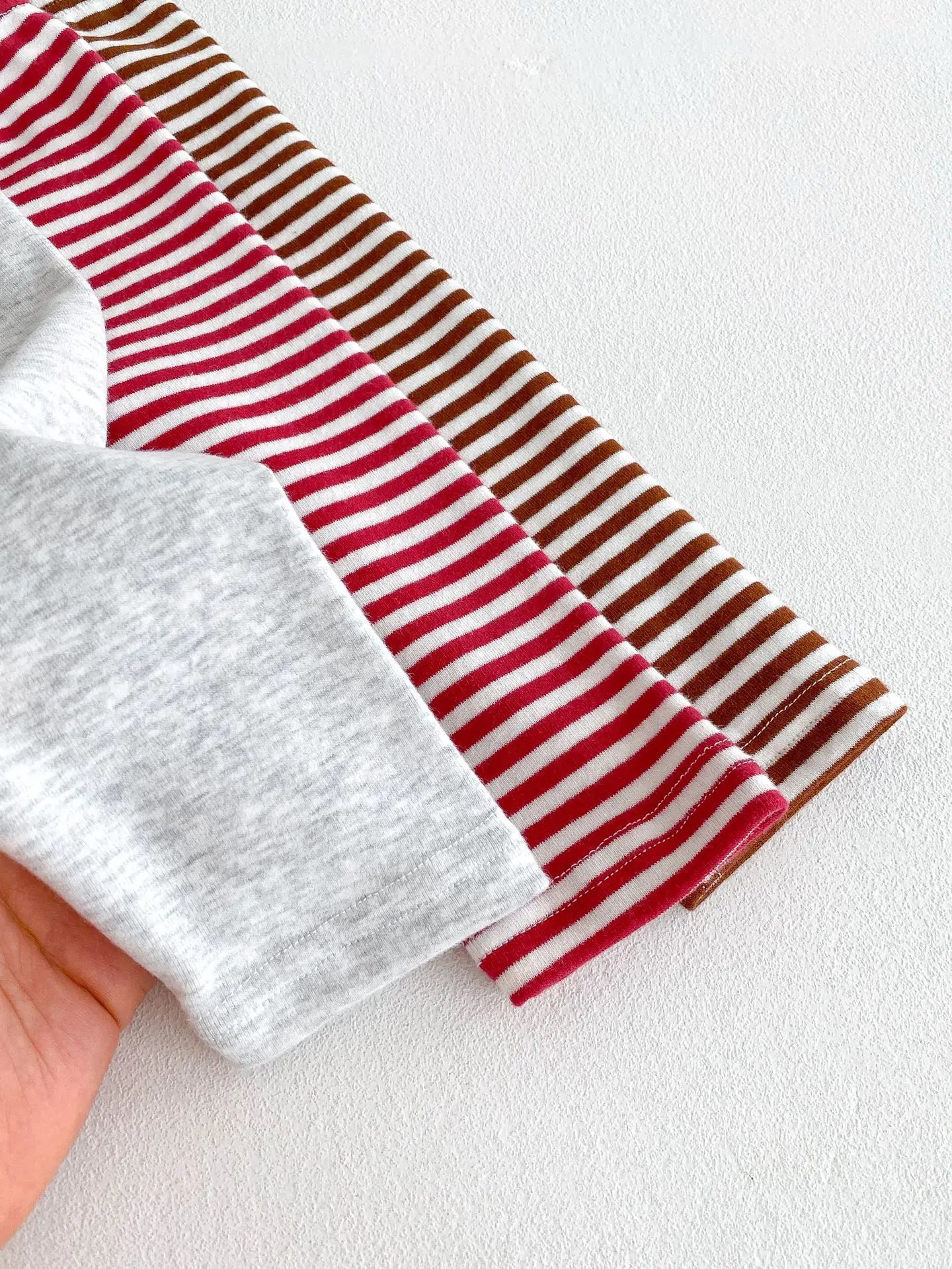 Baby Girl Boy Autumn Winter Christmas Cute Sleeveless Bodysuit Long Sleeve Striped Top Pants Infant Bibs Newborn Clothes B6091