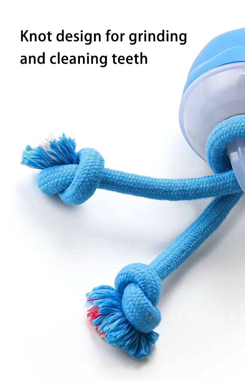 Smart Dog Toy Ball Electronic Interactive Pet Toy Moving Ball Rope USB Automatic Moving Bouncing for Puppy Chew Products