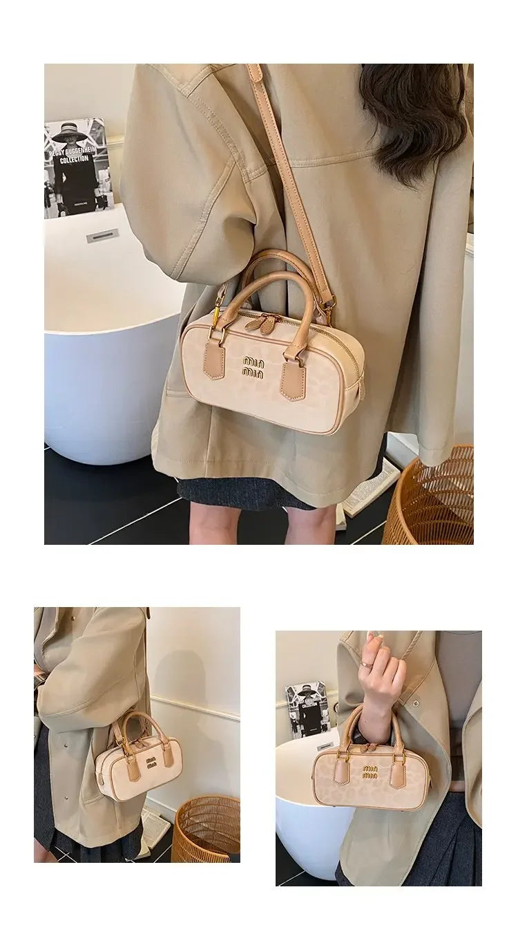 Original Square Leather Satchel Handbag Women Designer Tote Shoulder Crossbody Purse Luxury Diaper Bag