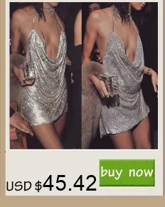 Sexy see through black metal sequin summer dress women 2025 glitter mini beach club party dress womens evening dresses vestidos