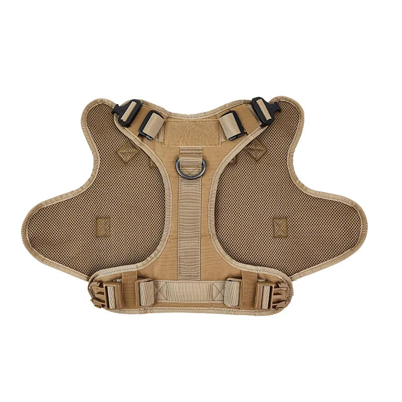 Tactical Dog Harness, Adjustable No-Pull Handle Service Vest Heavy Duty Pet Large Breed,  Dog Vest for Training Hunting Walking
