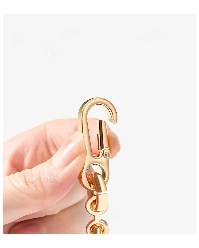 New Women Replaceable Alloy Bag Chain Strap Detachable Purse Handbag Bag Straps Resin Crossbody DlY Shoulder Bag Accessories