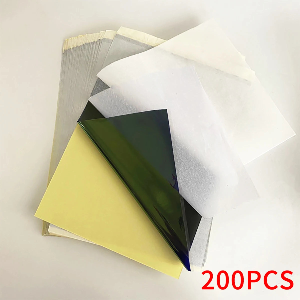 200/100/50/10 tattoo transfer paper, A4 size template paper, 4-layer transfer template, set consumables