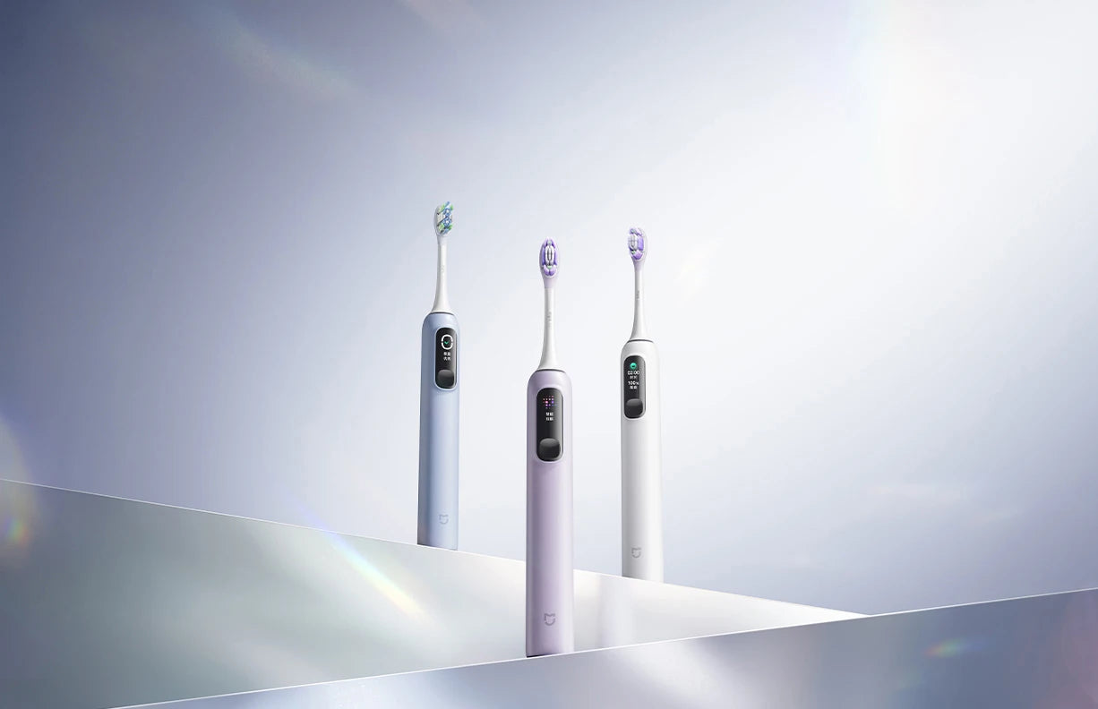 MIJIA Oscillation Electric Toothbrush Pro Love Gift Box,Smart Screen Pressure,IPX8 Waterproof,180 Day Battery,4 Mode With 4 Head
