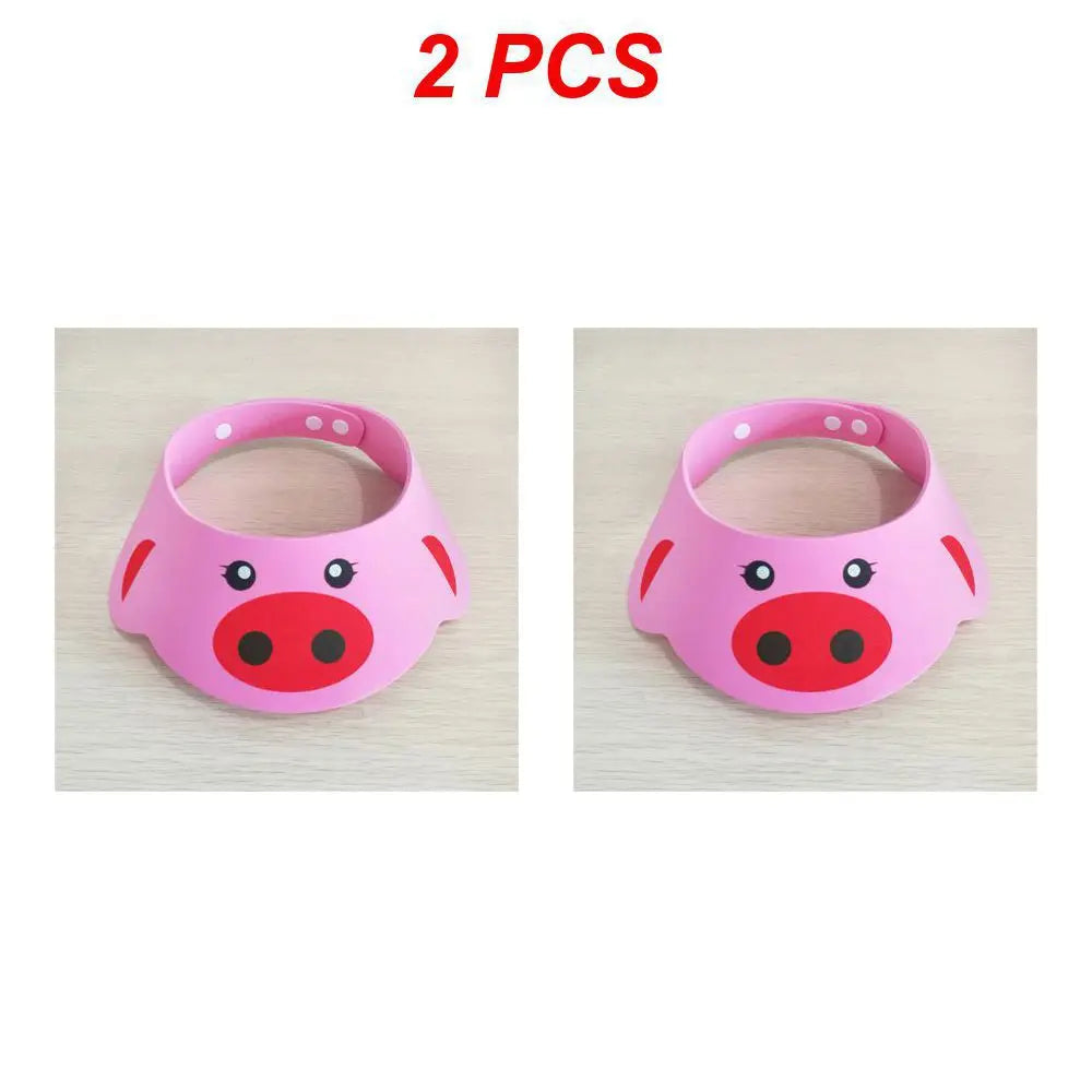 Baby Shampoo Cap Adjustable Kids Infant Ear Protection Shampoo Cap Cute Bathing Visor Wash Hair Hat Children's Protect Eyes Hair