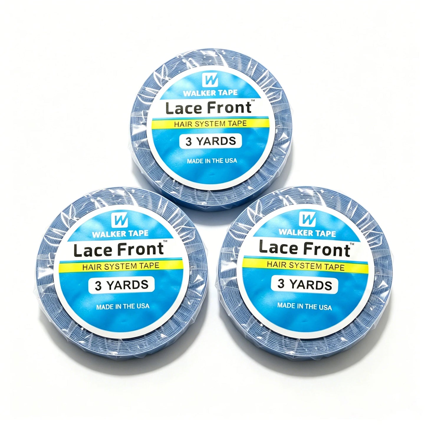 3 Rolls 0.8cm Walker Lace Front Tape 3Yards Double Sided Adhesive Tape for Wig Toupee