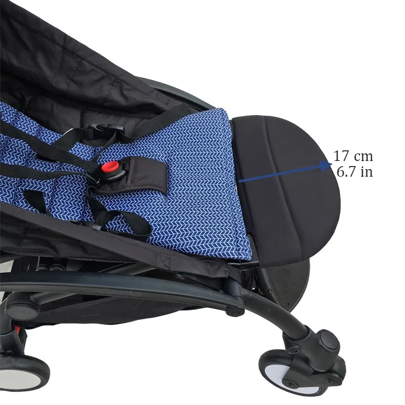 MomTan® Baby Stroller Accessories Leg Rest Boad Armrest Compatible with Babyzen YOYO2 YOYO 3 Stroller Footboard PU Bumper Bar