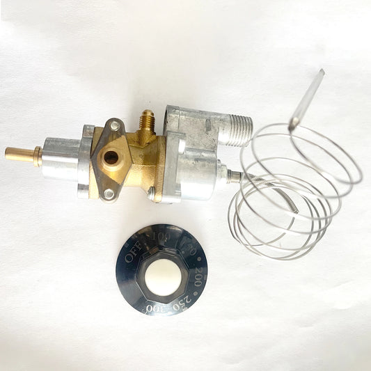 Gas Valve Thermostat With Control Capillary Tube 100-300℃ for Gas Stove Oven, MOQ 500 Pcs For Custom Orders