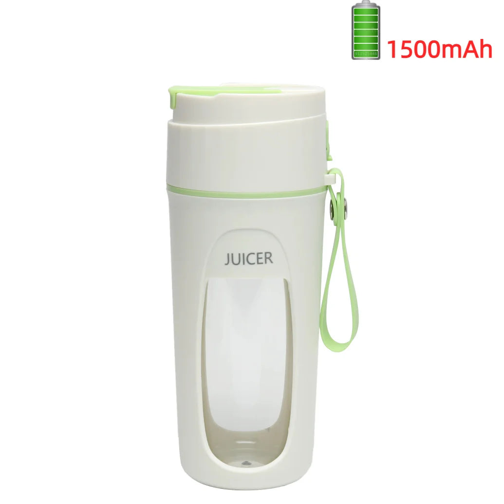 Portable Juicer Mini Electric Blender Multifunction Juice Maker Machine Fruit Mixers Extractors Smoothies Mixer 8 Blades 3000mAh