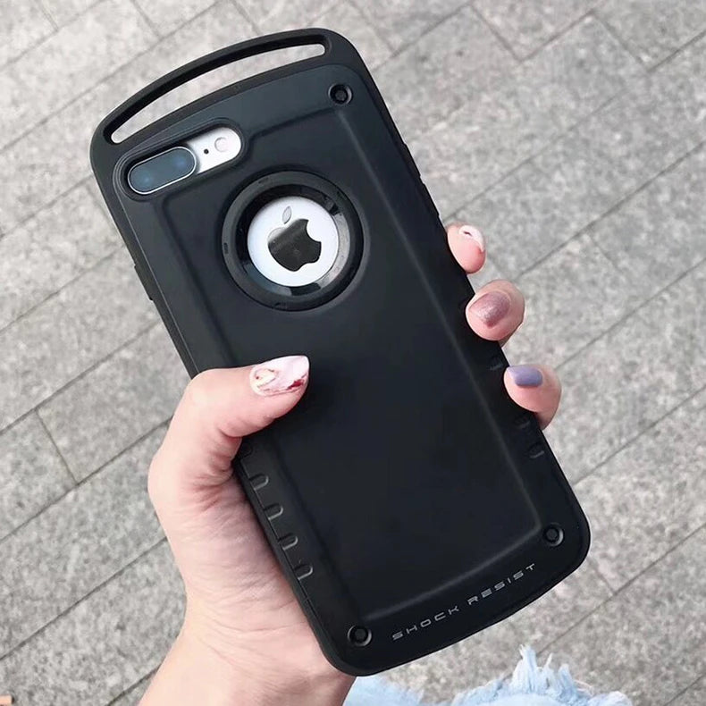 Root go Hybrid Shockproof Case For iPhone 13 12 Pro Max Heavy Duty Armor Case For iPhone 11 X XS Max XR 8 7 Plus Silicone Cover