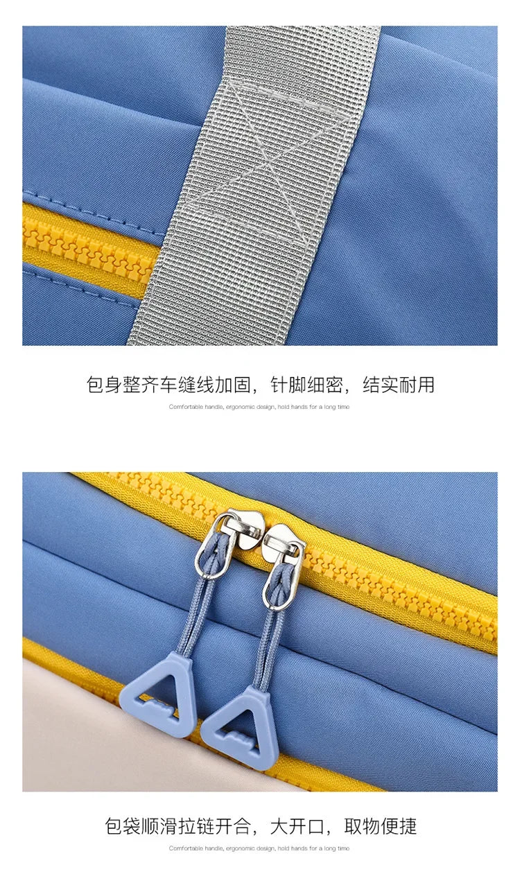 Korea Mommy Bag Baby Stroller Nappy Bag Baby Diaper Organizer Portable Tote Bags Maternity Multi-function Travel Messenger Bags