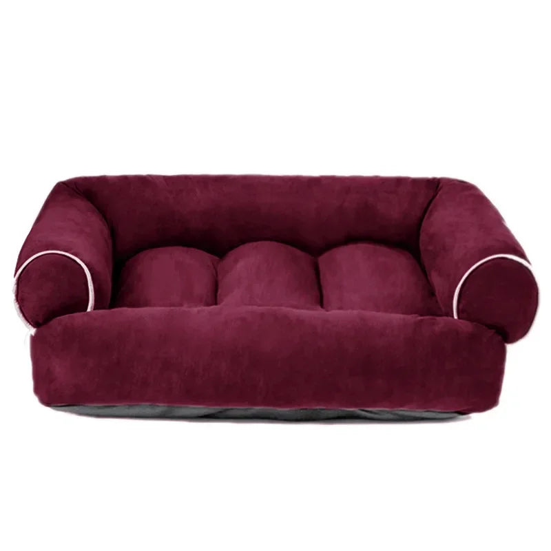 S/M/L/XL Pet Dog Bed Sofa Deep Sleep Dog House Square Thickened Warm Cat Mat Small Kennel Pet Product Breathable Blanket Winter