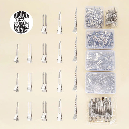 12/35/50/70/80Pcs Positioning Metal Hair Clips Hairpins for Women Styling Tools Barber Hair Cut Clamps DIY Curls for Salon