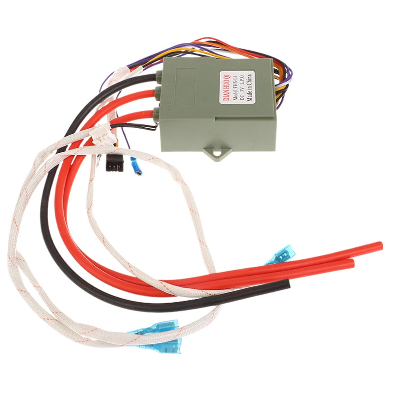 1Pc DC 3V Gas Stove Double Ignition With Temperature Control And Display Pulse Igniter 12 Wires For  Gas Water Heater.