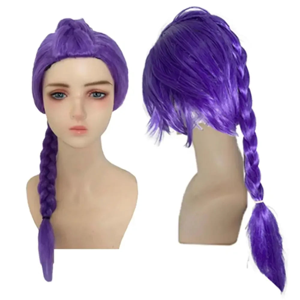 Halloween Costume Rumi Cosplay Kpop Warrior Costume Wig Disguise Rummy Girl Birthday Party Gift Carnival Performance Clothes Set