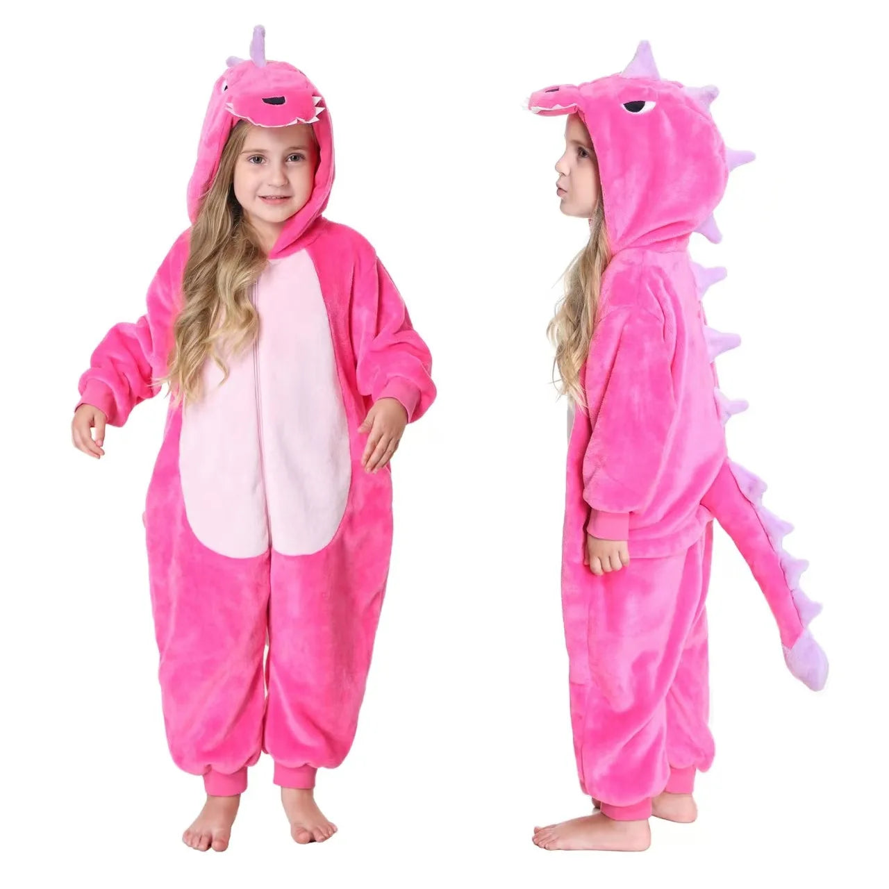 Baby Girl Clothes Kigurumi Children Unicorn Pajamas Winter Animal Cartoon Sleepers Stitch Cat Onesie Kids Costumes Jumpsuit