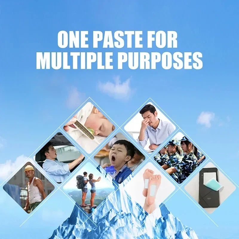 5-1Pairs Summer Ice Gel Cooling Patches Headache Pain Relief Fever Forehead Strip for Summer Cool Lower Temperature Ice Stickers