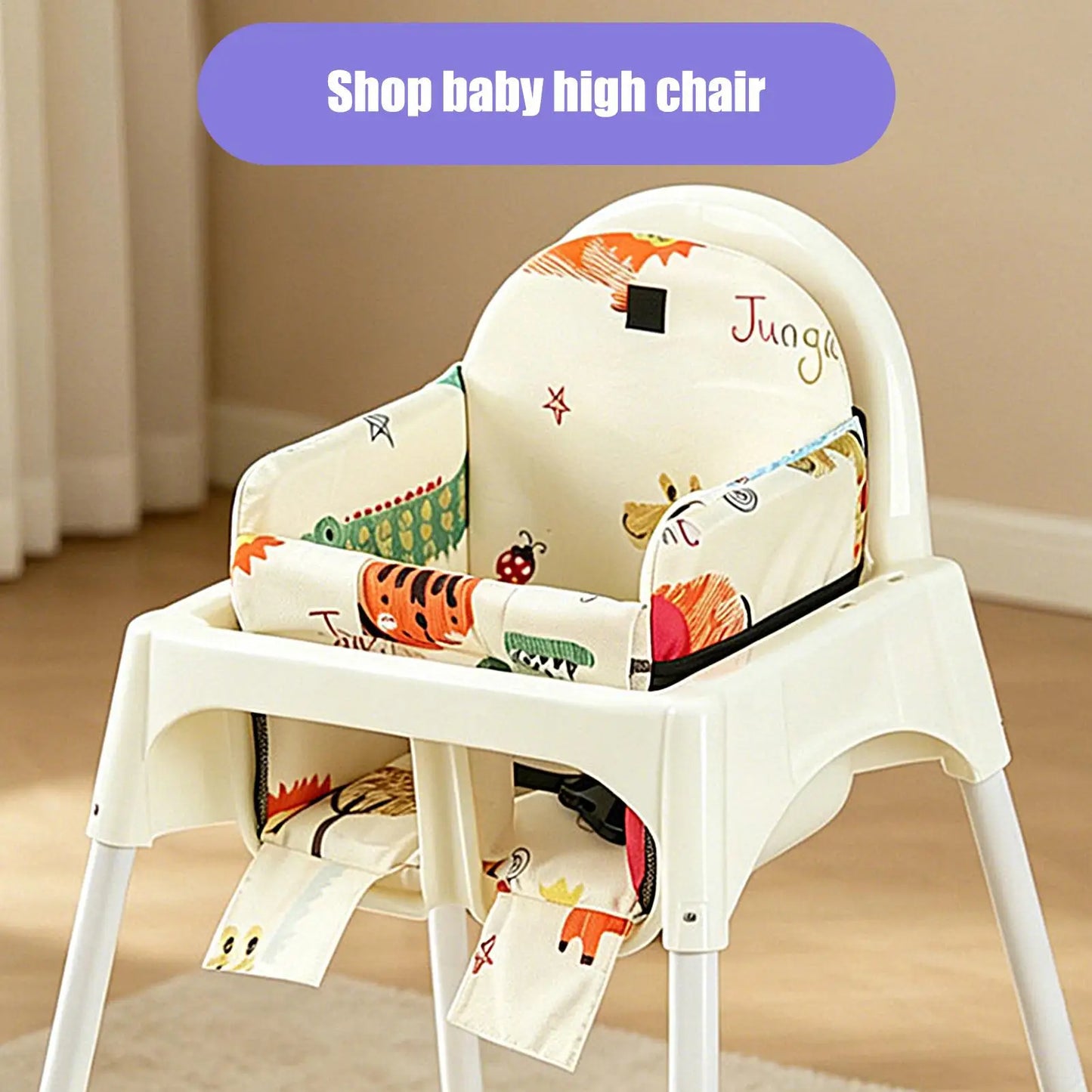 Kids Shopping Cart Cover Swing Liner For Children Kids Booster Seat Cover For Restaurant Dining Room Home Vacation Shopping