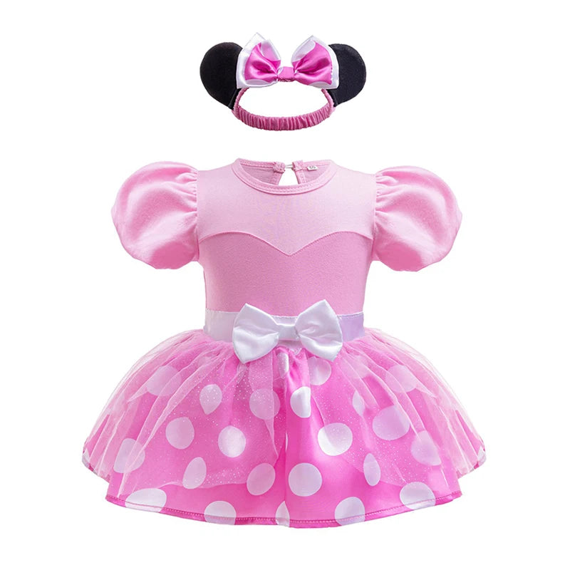 Fairy Todder Baby Girl Alice Rapunzel Moana Belle Mermaid Sofia Princess Romper Halloween Newborn Birthday Party Onesie Jumpsuit