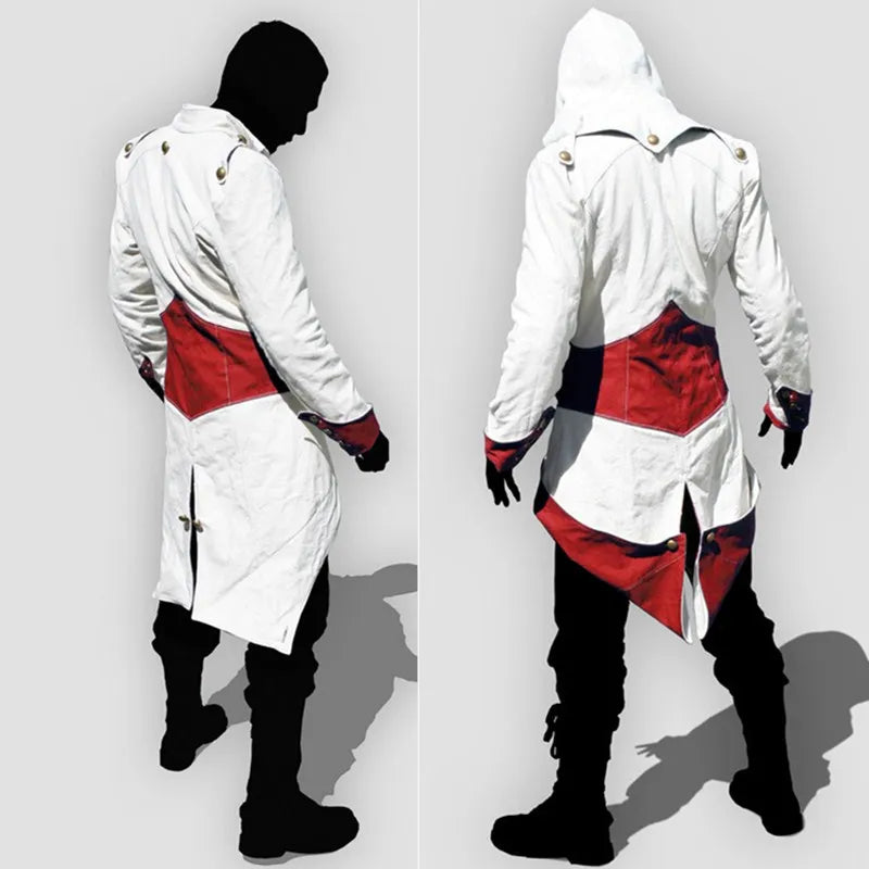 Halloween Steampunk Clothes Cosplay Movie&tv Costume Adult Men Dress Up Party Streetwear Hoodie Jacket Outwear Coats Hoodies