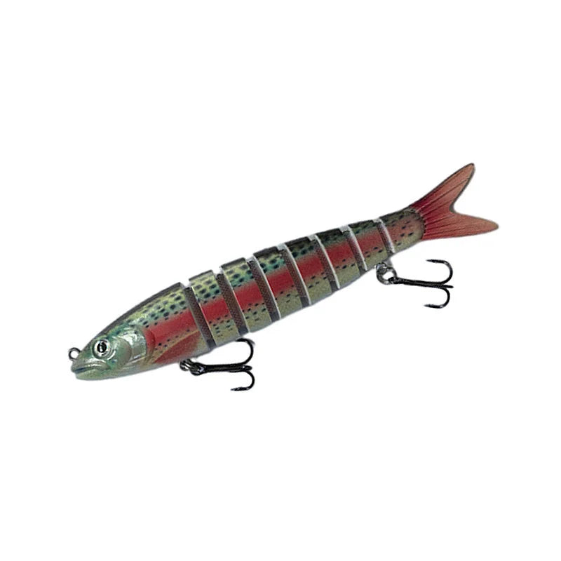 Fishing Lure Multi-Joint Fish Fishing Kit Slow Sinking Realistic Hard Lure Swimbait Freshwater and Saltwater for Bass Trout Lure