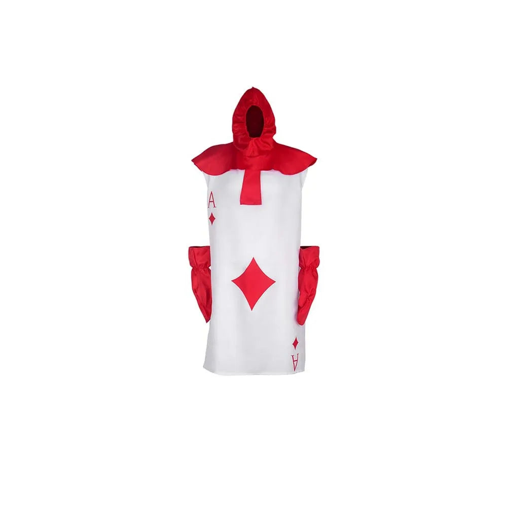 Halloween Costume Tale Playing Cards Cosplay Costume Funny Festival Interesting Stage Perfermance Fancy Clothing Carnival Happy