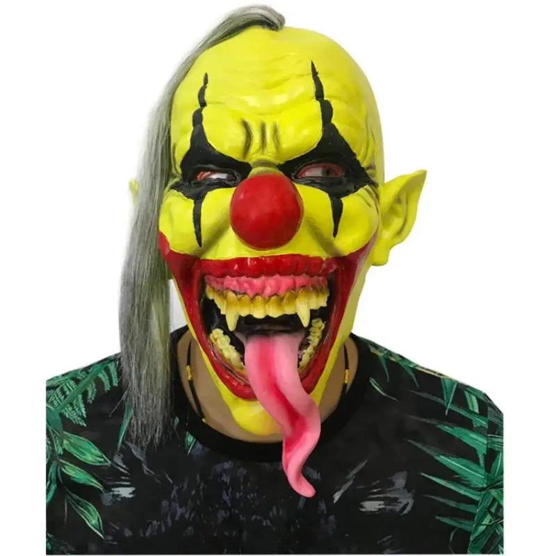 Halloween Various Clown Mask Cosplay Party Mask Latex Masks Helmet NPC Funny Prank Scare Headgear Bar Party Costume Props Mask