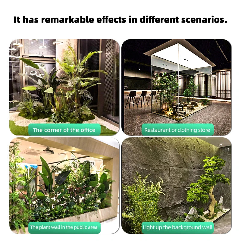 Full Spectrum Plant Fill Light Embedded Spotlight Tube Light Adjustable Angle Indoor Simulated Solar Green Plant Growth Light