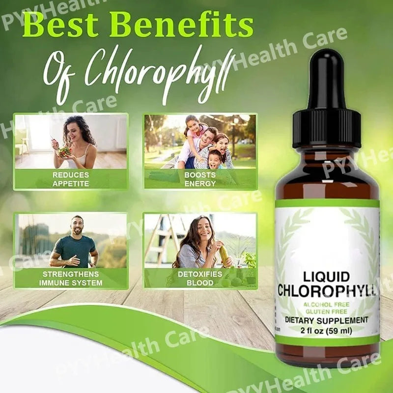 Mint Flavor Chlorophyll Liquid Chlorophyll Energy Supplement Natural Chlorophyll Deodorant Extra Strength Effective Sleep Aid